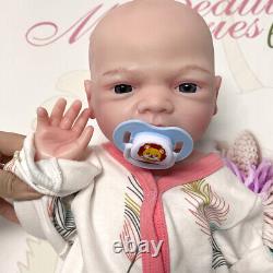 COSODLL 17 Reborn Girl Dolls Lifelike Platinum Silicone Dolls Realistic Newborn