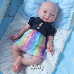 COSODLL 17 in ifelike Reborn Baby Dolls 6.39lb Full Body Silicone Newborn Dolls