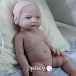 COSODLL 17inch 6.39lb Lifelike Reborn Baby Dolls Full Body Silicone Newborn Doll