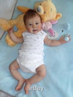 CUSTOM ORDER Baby Full Body Soft Solid Silicone Boy or Girl Reborn Doll Ecoflex