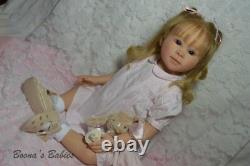 CUSTOM ORDER Reborn Doll Toddler Girl Luca By Ping Lau Human Hair Glass Eyes