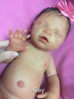 CUSTOM Solid Platinum Silicone Reborn Baby Full Body Made to Order