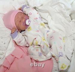 CUTIE BABY GIRL! Berenguer Life Like Reborn Preemie Pacifier Doll +Extras