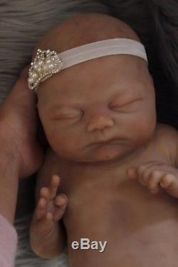 Callie Full Body Silicone Newborn baby girl by Linda Webb