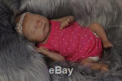 Callie Full Body Silicone Newborn baby girl by Linda Webb