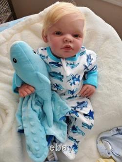 Cayden by Bonnie Sieben reborn baby doll with certificate of Authenticity
