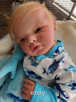 Cayden by Bonnie Sieben reborn baby doll with certificate of Authenticity