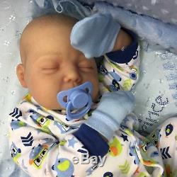 Cherish Dolls Childrens Reborn Doll Real Baby Boy Justin Realistic 22 Newborn