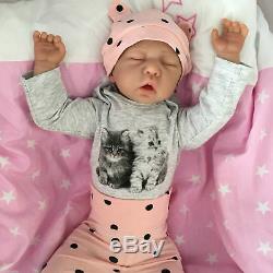 Cherish Dolls Reborn Doll Baby Girl April Realistic 18 Real Lifelike Childs