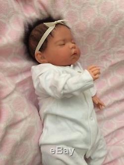 Childre Reborn Baby Girl Doll, Weighted, Rooted Hair, Magnetic Dummy