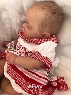 Childrens Kids Reborn Baby Doll Real Girl Alice Realistic 18 Lifelike Uk Hair