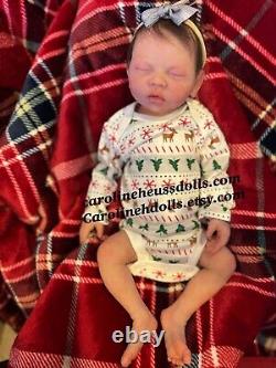 Christmas ready soft full body Silicone, reborn newborn baby girl doll
