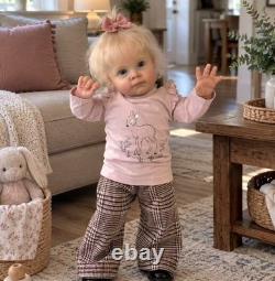 Collectible Reborn Baby Doll 22inch Adorable Toddler Rebornlove Doll XMAS Gifts
