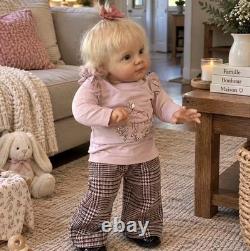 Collectible Reborn Baby Doll 22inch Adorable Toddler Rebornlove Doll XMAS Gifts