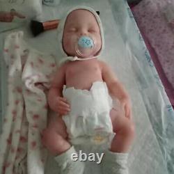 Cosdoll 15.5''Eyes-closed Baby Doll Girl Full Body Soft Silicone Lifelike Reborn