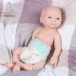 Cosdoll 17''Full Body Solid Silicone Reborn Baby Doll Soft Flexible Doll Newborn