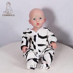 Cosdoll 18.5 Reborn Baby Dolls Full Silicone Baby Doll Gifts with Drink-Wet Sys