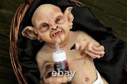 Custom Lifesize Poseable Realistic Silicone Vampire Baby Reborn