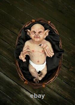 Custom Lifesize Poseable Realistic Silicone Vampire Baby Reborn