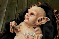 Custom Lifesize Poseable Realistic Silicone Vampire Baby Reborn