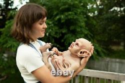 Custom Lifesize Poseable Realistic Silicone Vampire Baby Reborn