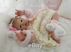 Custom Reborn Baby doll LE ABIGAIL by L. Tuzio-Ross Full Limbs