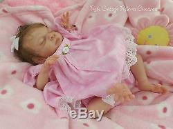 Custom Reborn Baby doll ROSEBUD 14.5 Preemie Free US Ground Shipping