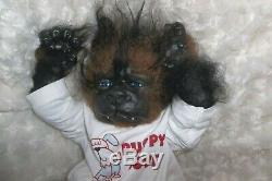 Custom made to order Lucien Were wolf pup reborn fantasy horror baby doll