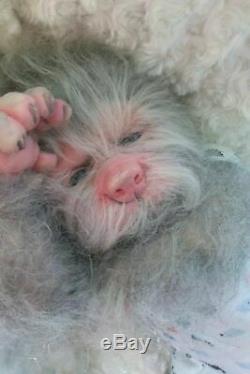 Custom made to order Lucien Were wolf pup reborn fantasy horror baby doll