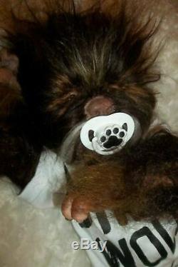 Custom made to order Lucien Were wolf pup reborn fantasy horror baby doll