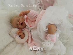 Custom reborn baby doll TWIN A Full Legs