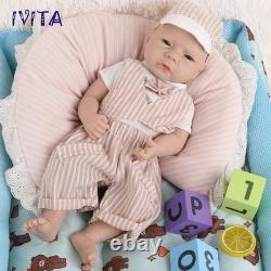 Cute 18 Lifelike Full Silicone Reborn Baby Doll Boy Newborn Kids Toys Gifts