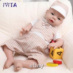 Cute Boy or Girl 20 Lifelike Full Silicone Reborn Baby Doll Newborn Kids Gifts