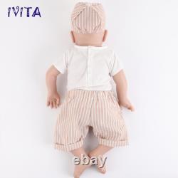 Cute Boy or Girl 20 Lifelike Full Silicone Reborn Baby Doll Newborn Kids Gifts