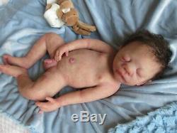 DARLING FULL Body Solid ECOFLEX SILICONE Baby BOY Doll- Larger PREEMIE