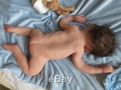 DARLING FULL Body Solid ECOFLEX SILICONE Baby BOY Doll- Larger PREEMIE