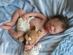 DARLING FULL Body Solid ECOFLEX SILICONE Baby BOY Doll- Larger PREEMIE