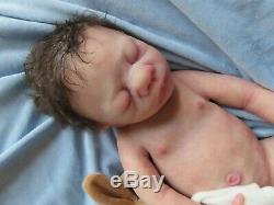 DARLING FULL Body Solid ECOFLEX SILICONE Baby BOY Doll- Larger PREEMIE