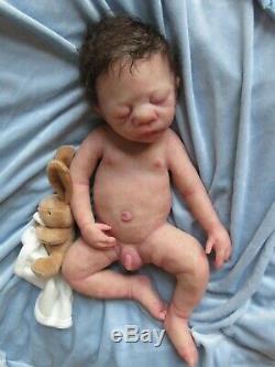 DARLING FULL Body Solid ECOFLEX SILICONE Baby BOY Doll- Larger PREEMIE