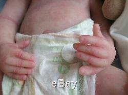DARLING FULL Body Solid ECOFLEX SILICONE Baby BOY Doll- Larger PREEMIE
