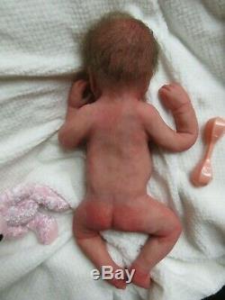 DARLING Full body SOLID SILICONE Baby GIRL Doll Preemie KATE