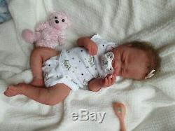 DARLING Full body SOLID SILICONE Baby GIRL Doll Preemie KATE