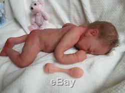 DARLING Full body SOLID SILICONE Baby GIRL Doll Preemie KATE