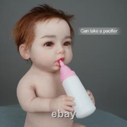 Dokier 18 Full Silicone Reborn Baby Girl Doll Lifelike Newborn Baby Kids Gifts