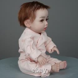 Dokier 18 Full Silicone Reborn Baby Girl Doll Lifelike Newborn Baby Kids Gifts