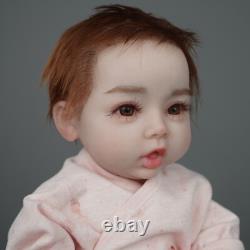 Dokier 18 Full Silicone Reborn Baby Girl Doll Lifelike Newborn Baby Kids Gifts