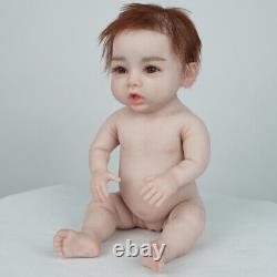 Dokier 18inch Full Body Silicone Reborn Baby Girl Doll Lifelike Newborn Baby