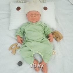DollySil 18.31 Newborn Baby Wheaten Color Full Body Silicone Reborn Baby Dolls