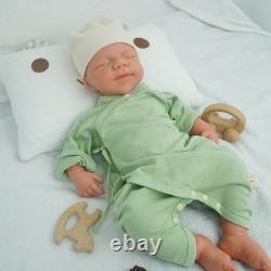 DollySil 18.31 Newborn Baby Wheaten Color Full Body Silicone Reborn Baby Dolls