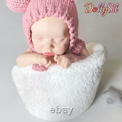 DollySil Reborn Baby Dolls Silicone Full Body Waterproof Realistic Newborn Baby